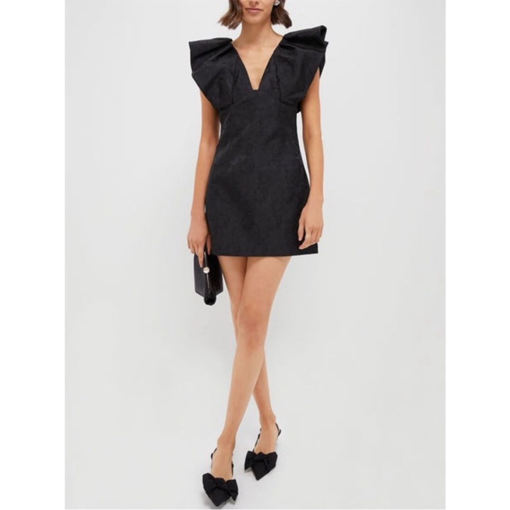 NEW TUCKERNUCK HYACINTH HOUSE Black Jacquard Tanya Mini Dress Size xl women’s